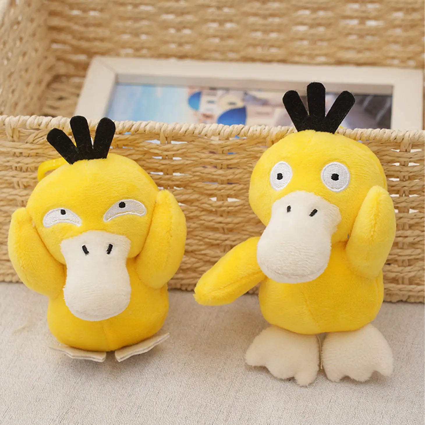 Duck Style Soft Plush Stuffed Pendant Keychains