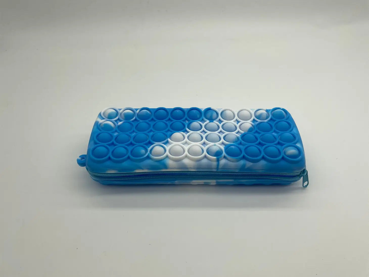 Blue White Pencil Pop It Case