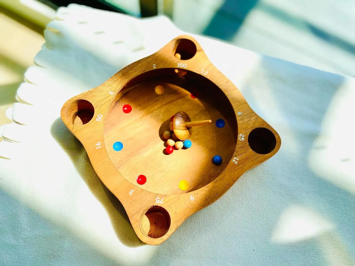 Spinning Top Roulette Ball Board Game