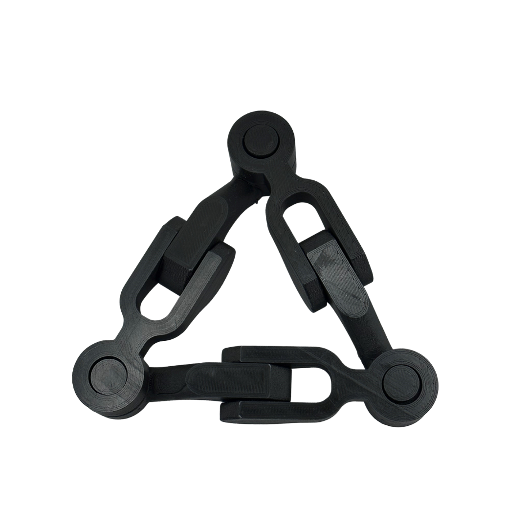 Kaleidocycle Sensory Fidget - Charcoal Black