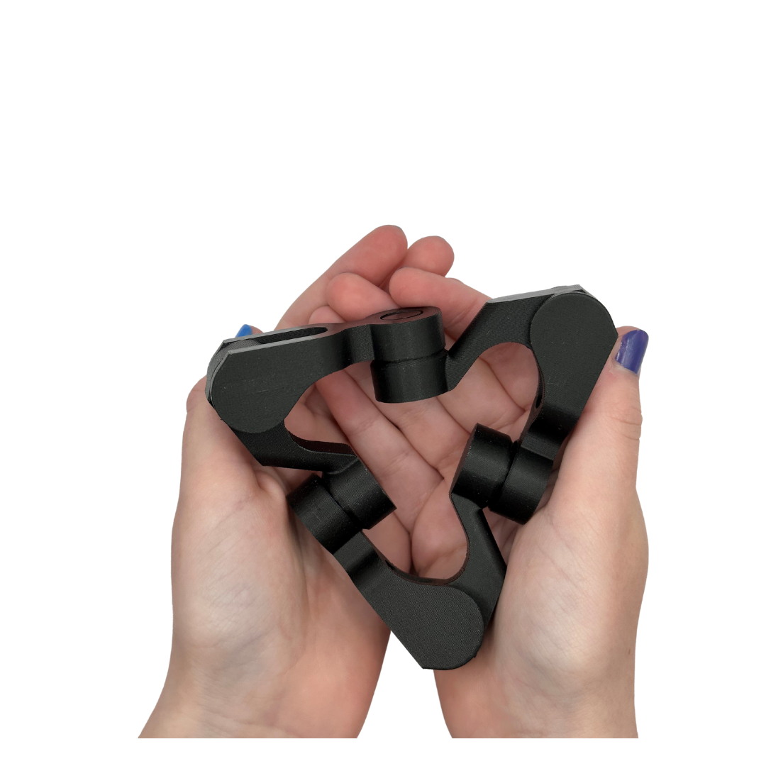 Kaleidocycle Sensory Fidget - Charcoal Black