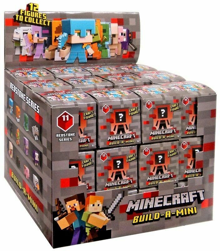 Minecraft Redstone Series 11 Build-a-man Mystery Box 36 Pieces