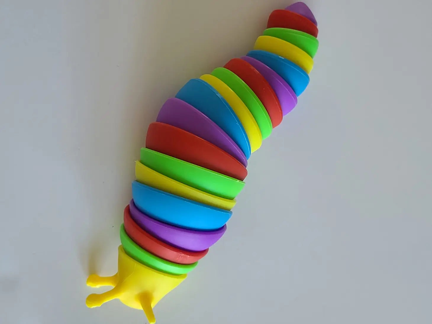 Rainbow Sensory Flexible Articulated Slug Kids & Adults