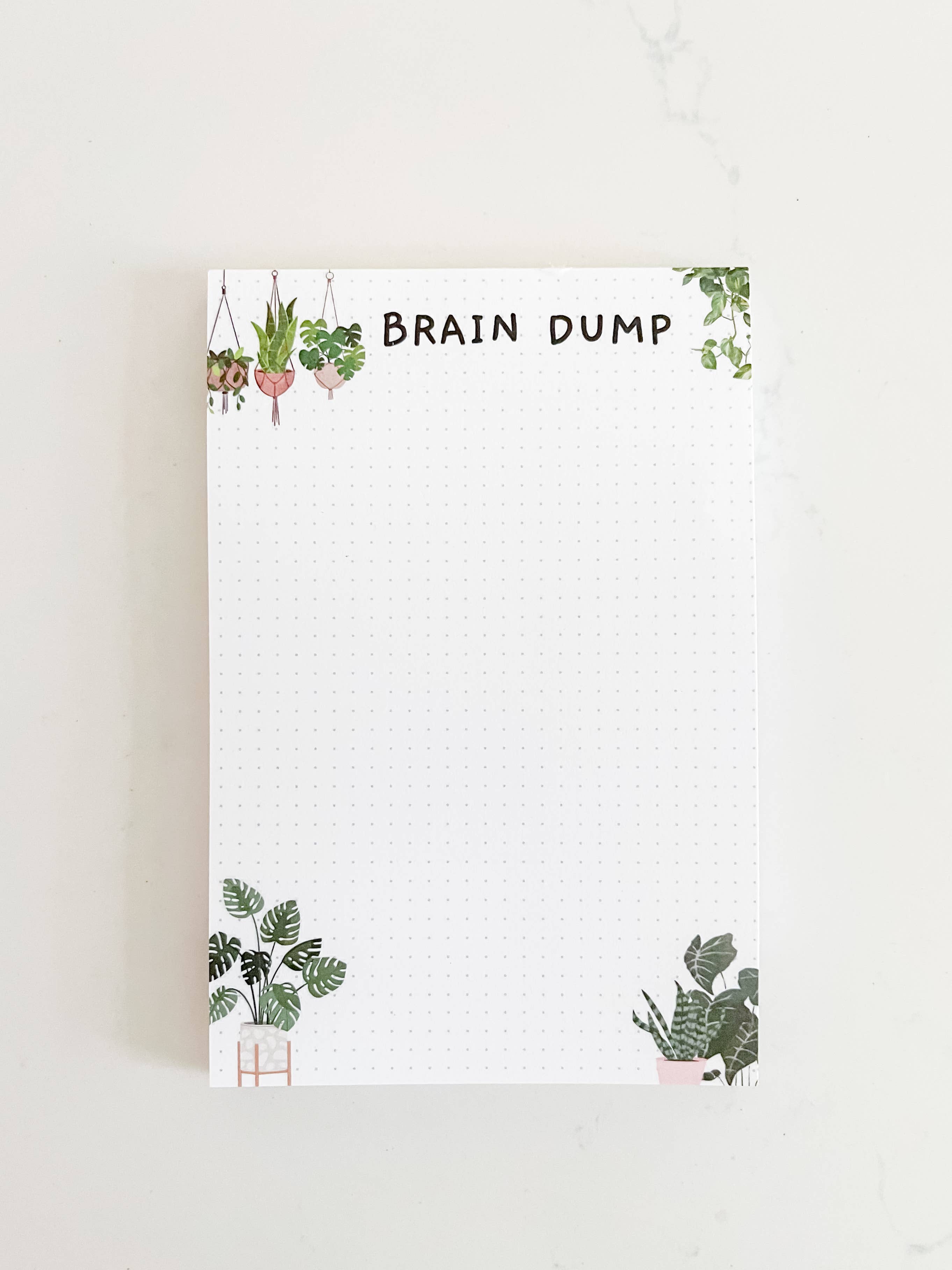 Plant Themed 50 Sheet Notepad