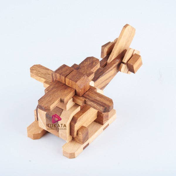 Helicopter Puzzle - 3D Interlocking Puzzle