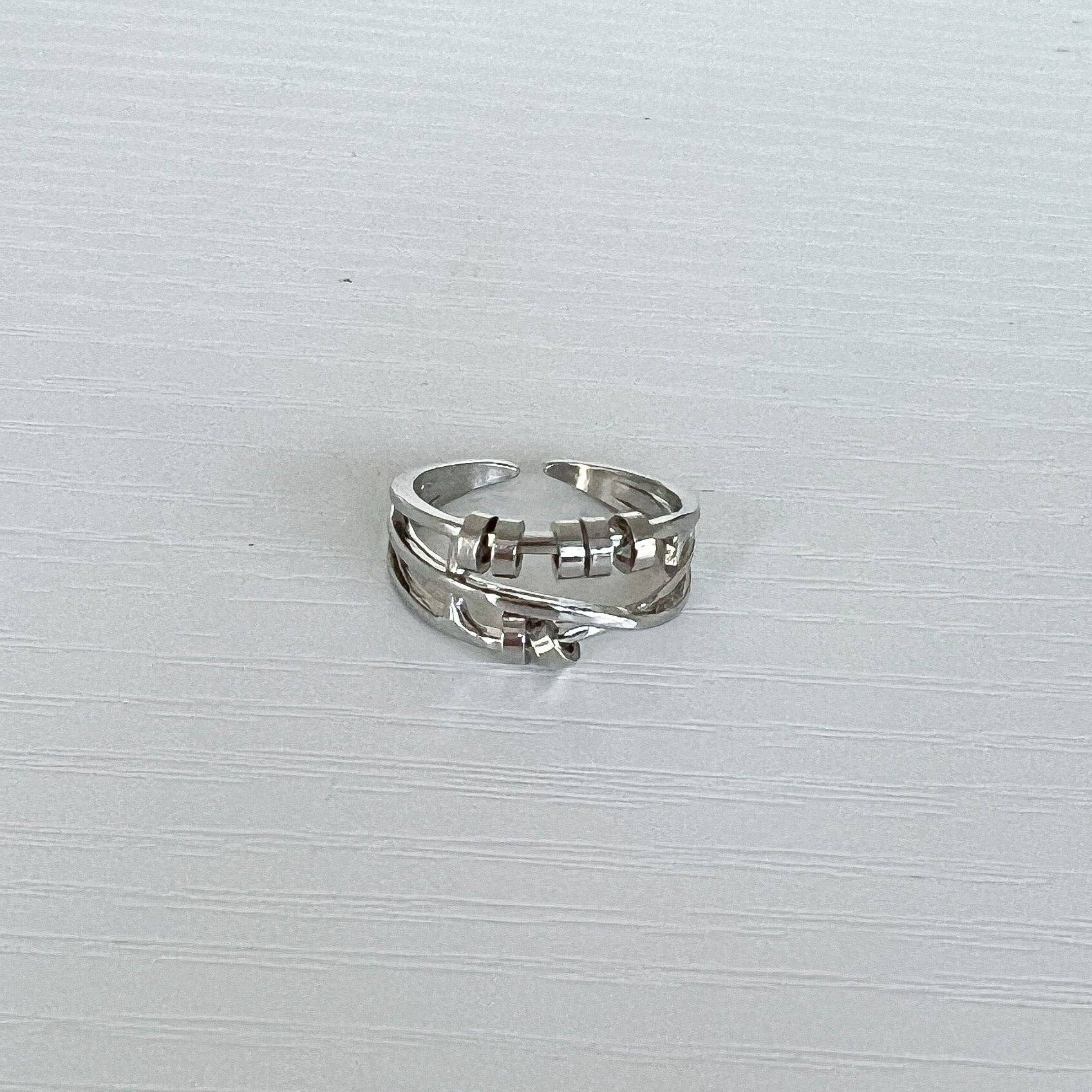 Crossed Fidget Ring