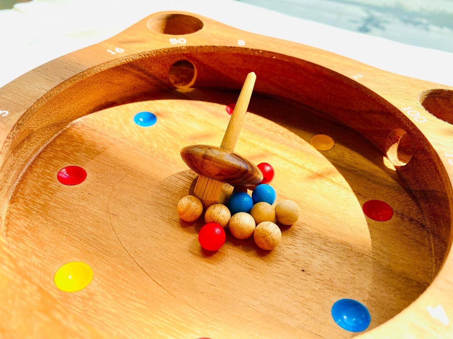 Spinning Top Roulette Ball Board Game