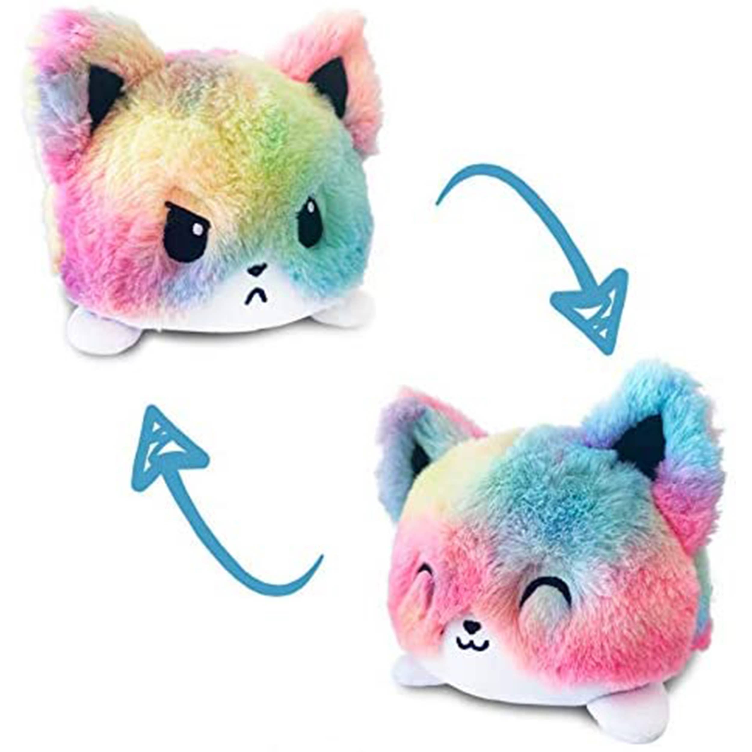 Reversible Cat Soft Plush Toy