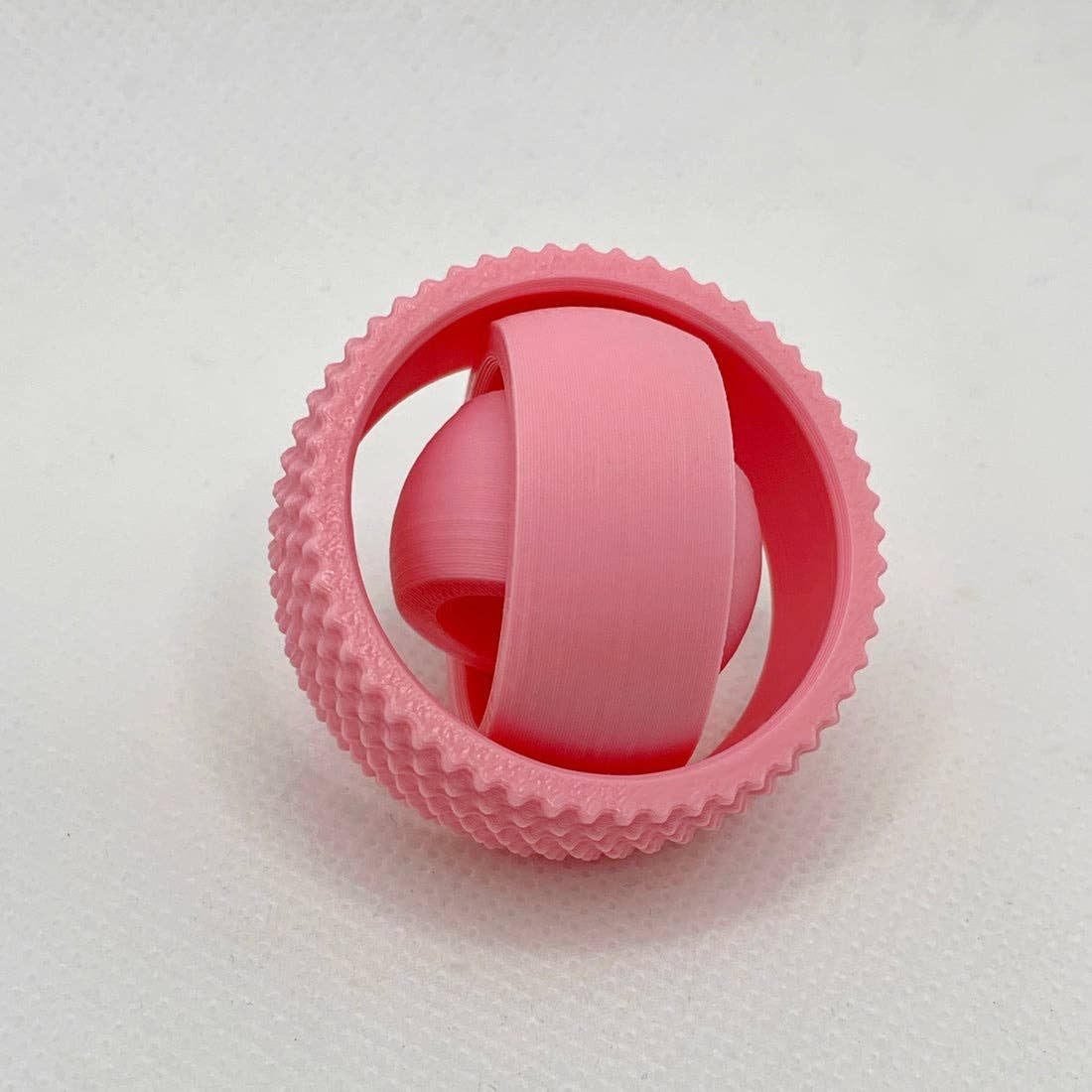 Gyro Fidget - Textured: Pink